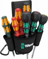 Wera 9622 7 Piece Mixed Screwdrivers & Belt Holster Set 3 £71.99